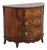Councill Craftsman Inlaid Mahogany Demilune Chest For Sale