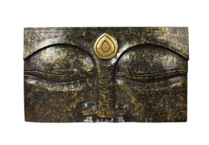 Buddha's Eye Of Wisdom Wood Craving Wall Panel