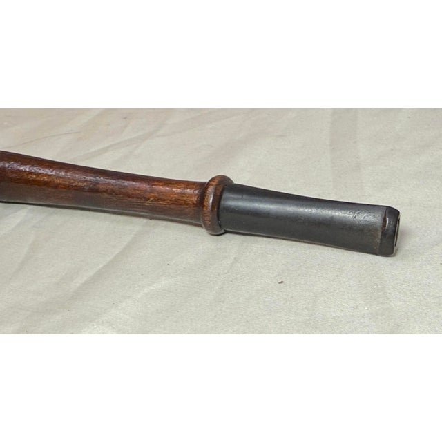 Rare Antique 1920's New York Yankees Baseball Bat Hand Carved Wood Smoking Pipe For Sale - Image 11 of 12
