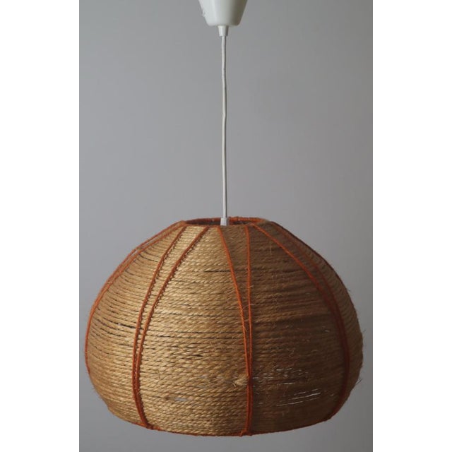 Hand-Crafted Sisal Lamp, 1970s For Sale - Image 11 of 12