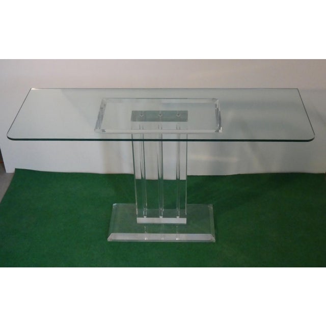 Vintage Sculptural Base for Acrylic Glass Table, Italy, 2000 For Sale - Image 14 of 16