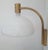 Metal Set of Six Mid-Century Sconces With Opaline White Glass by Sirrah. Italy, 1960's For Sale - Image 7 of 7