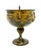 Hollywood Regency Vintage Brass Pedestal Urn Cachepot With Ornate Handles – Neoclassical / Hollywood Regency For Sale - Image 3 of 10