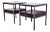 Paul McCobb for Calvin Furniture Black Lacquered Nightstands, Newly Refinished For Sale