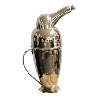 Vintage Restoration Hardware Penguin Cocktail Shaker For Sale