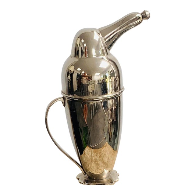 Vintage Restoration Hardware Penguin Cocktail Shaker For Sale