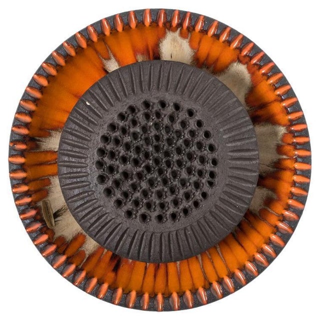 Danish Round Ceramic Wall Light, 1970 For Sale - Image 15 of 15