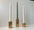 Mid-Century Modern Danish Modern 24 Carat Gold Plated Candleholders by Hugo Asmussen, Set of 6 For Sale - Image 3 of 12