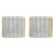 Brass Ice Glass Wall Sconces attributed to Doria, Germany, 1960s, Set of 2 For Sale - Image 9 of 9