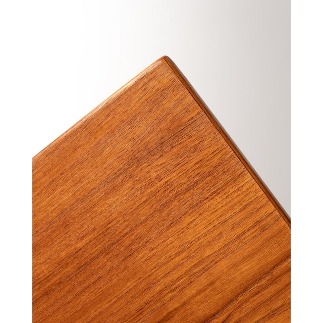 Scandinavian Teak Desk with Drop-Leaf Extension, 1950s For Sale - Image 11 of 13