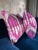 2020s Pair of 20" Custom Pillows in Schumacher Bukhara Ikat Fuchsia, Pattern 176082 For Sale - Image 5 of 18