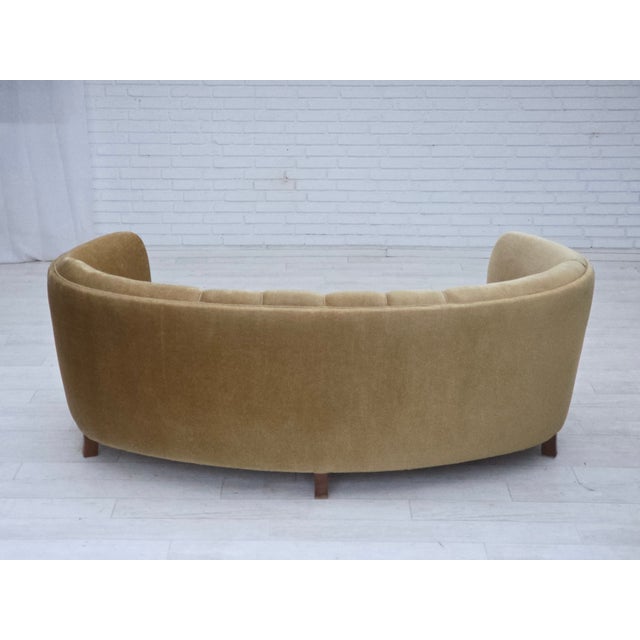 Vintage Danish Three-Seater Banana Sofa, 1960s For Sale - Image 4 of 18