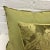 DWM | MALOOS Contemporary Olive Green Flocked Pillows - Set of 2 For Sale - Image 4 of 5