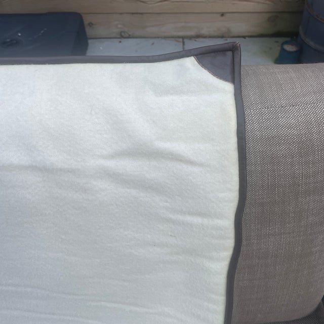 Off-white Ralph Lauren Home Atticus Alpaca Pillows — Pair Rare Luxury Design For Sale - Image 8 of 12