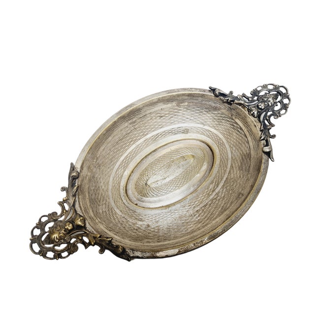 Austro-Hungarian Empire Art Nouveau Tray from Argentor, 1900s For Sale - Image 10 of 11