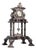 Giant Sterling Silver Clock, 1800s For Sale