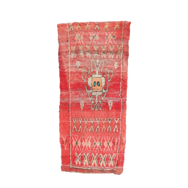 Moroccan Handknotted Rug - 3'3" X 7'1" Ft For Sale In Cleveland - Image 6 of 6