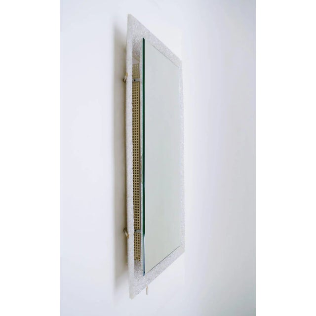 Illuminated Rectangular Acrylic Glass Mirror, 1970s For Sale - Image 6 of 10