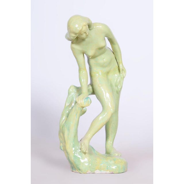 This charming ceramic statuette of a female nude dates back to the 1940s and represents a typical example of period...