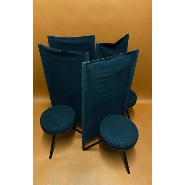 Modern Chair Miss Wirt Model by Philippe Starck for Disform, 1983, Set of 4 For Sale - Image 3 of 8