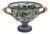 Manufactory Maiolica Artistica Pesarese Map Two-Handled Vase, Italy, 1920s For Sale
