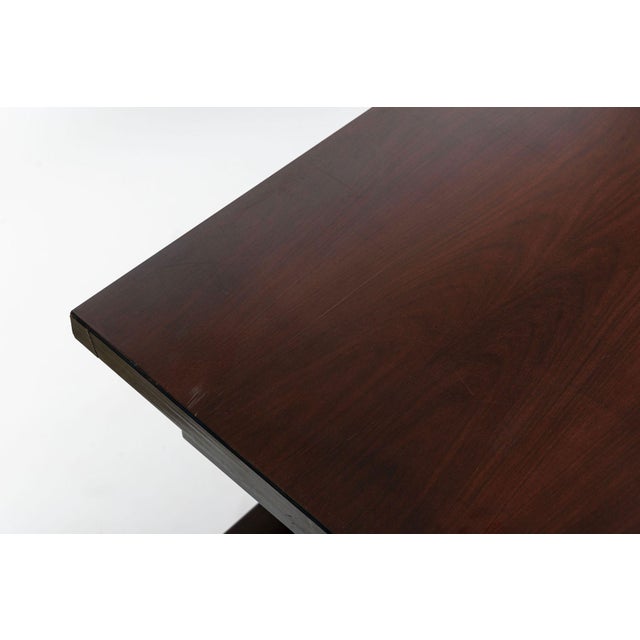 Postmodern Italian Rosewood and Metal Writing Desk by Abbondinterni, 1970s For Sale - Image 15 of 18