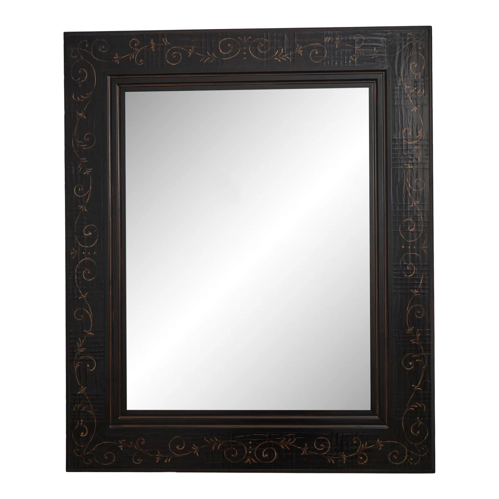 Woodbridge Paint Decorated Rectangular Mirror Chairish