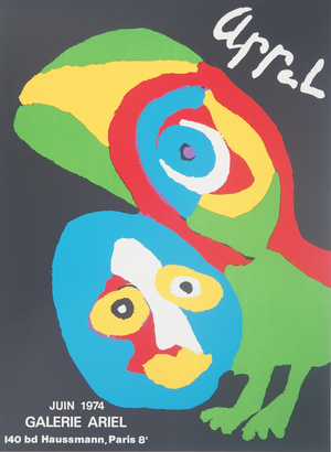Karel Appel, Ariel, Lithograph