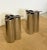Metal 1970s Mastercraft Stainless Steel Table Pedestals – a Pair For Sale - Image 7 of 10