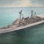 Vintage Original Oil Painting Uss Ozark McS-2 u.s. Navy Ship C. 1969 For Sale - Image 4 of 11