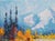 Impressionist Original Oil Landscape, Autumn Colors in the Mountains For Sale - Image 3 of 5