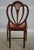 Pair of Vintage Mahogany Federal Style Inlaid Shield Back Chairs For Sale - Image 4 of 18