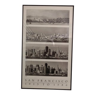 Vintage Urban San Francisco Photo Journal Poster by Stewart H. Bloom For Sale