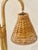 1960s French Bamboo & Rattan Double Light Table Lamp For Sale - Image 5 of 16