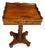 Victorian Rosewood Teapoy on Turned Pedestal Base, England, 1850s For Sale
