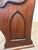 Early 20th Century Antique American Gothic Revival 8 Ft Carved Solid Oak Church Pew For Sale - Image 5 of 12