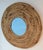 Woven Seagrass Coastal Circle Wall Mirror For Sale - Image 4 of 12