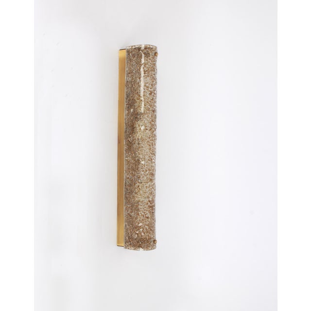 Dark Toned Murano Glass Wall Sconce from Hillebrand, 1970s For Sale - Image 4 of 8