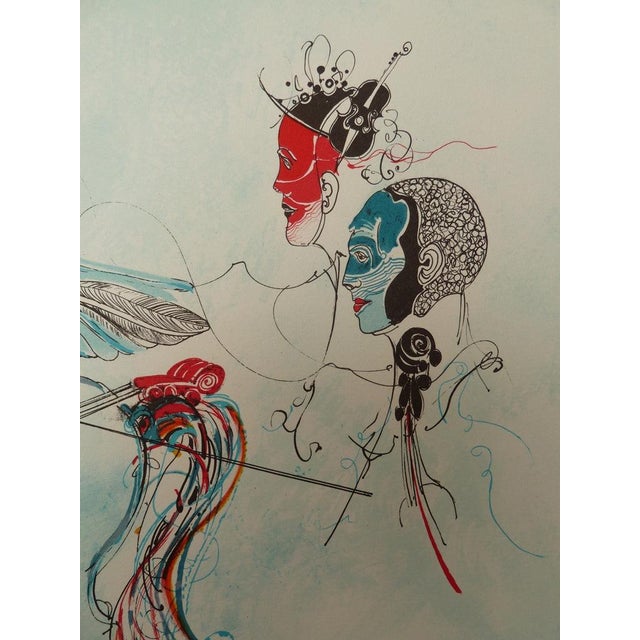 François Boucheix, The Surrealist Carnival, Lithograph For Sale - Image 4 of 7