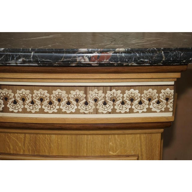 Mid-Century Modern Chrome Home Cocktail Bar with Marble Top For Sale - Image 6 of 18