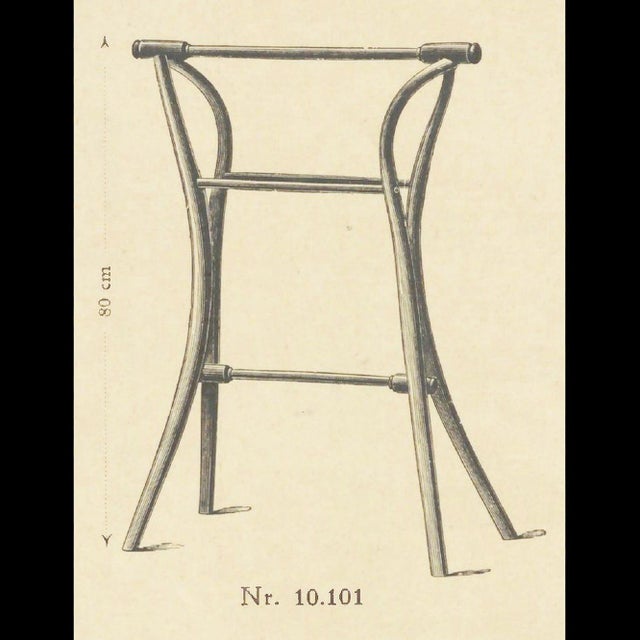 Vienna Secession Bent Oak Mute Servant Valet by Thonet No.101 For Sale - Image 9 of 9