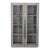 Restoration Hardware Machinto Glass Double Door Cabinet For Sale