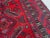 3'10" X 7'10" Vintage Afghan Hand-Knotted Baluchi Rug, Red Tribal Geometric Kitchen Rug For Sale - Image 10 of 12