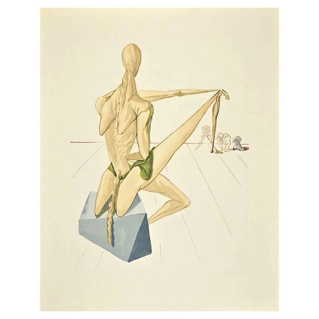 Salvador Dali, Minos, Woodcut Print, 1964 For Sale