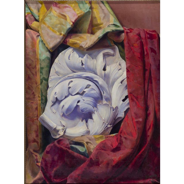 Modern Luigi Lucioni, Still-Life, 1920s, Oil Painting on Canvas For Sale - Image 3 of 12