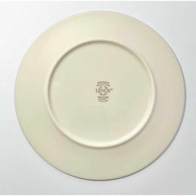Lenox Lenox “Solitaire” Bone China Bread Plates - Set of 6 For Sale - Image 4 of 5