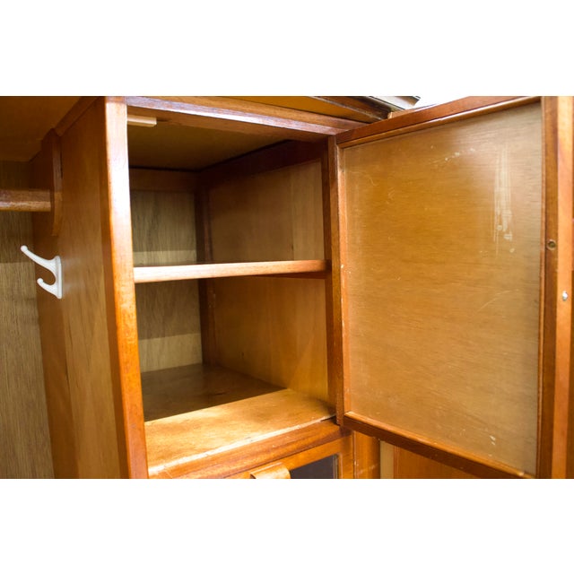 Art Deco Walnut Wardrobe, 1930s For Sale - Image 10 of 14