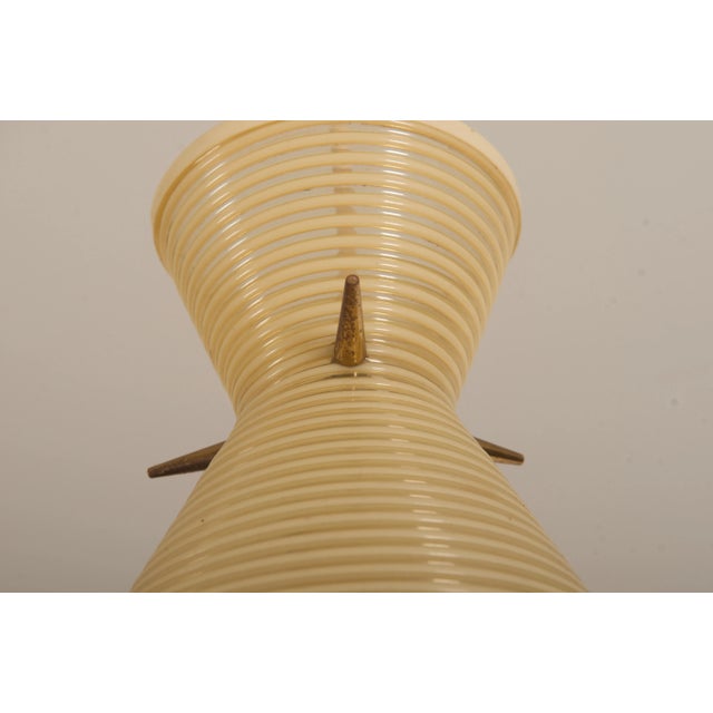 Kalmar Austrian Plastic Pendant Lamp by J. T. Kalmar for Kalmar, 1950s For Sale - Image 4 of 7