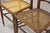 Brown Mid 19th Century Antique Italian Biedermeier Arts & Crafts Walnut Bowtie Chiavari Side Chair Pair For Sale - Image 8 of 12