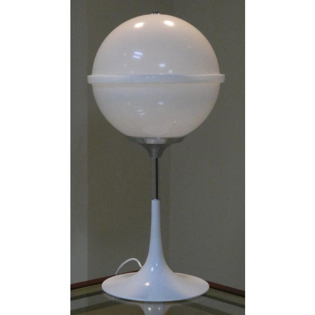 Space Age Acrylic and Steel Table Lamp, 1970s For Sale - Image 11 of 11